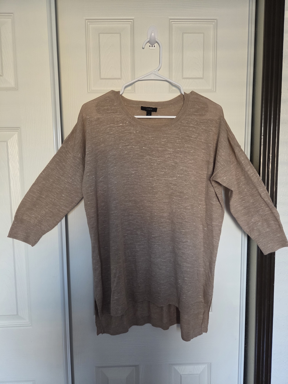 J.Crew Long Sleeve Top in Brown Size Medium